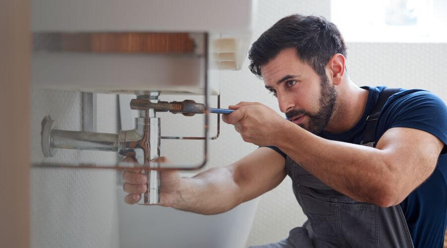 Water heater leaking fix in Sumava Resorts, IN